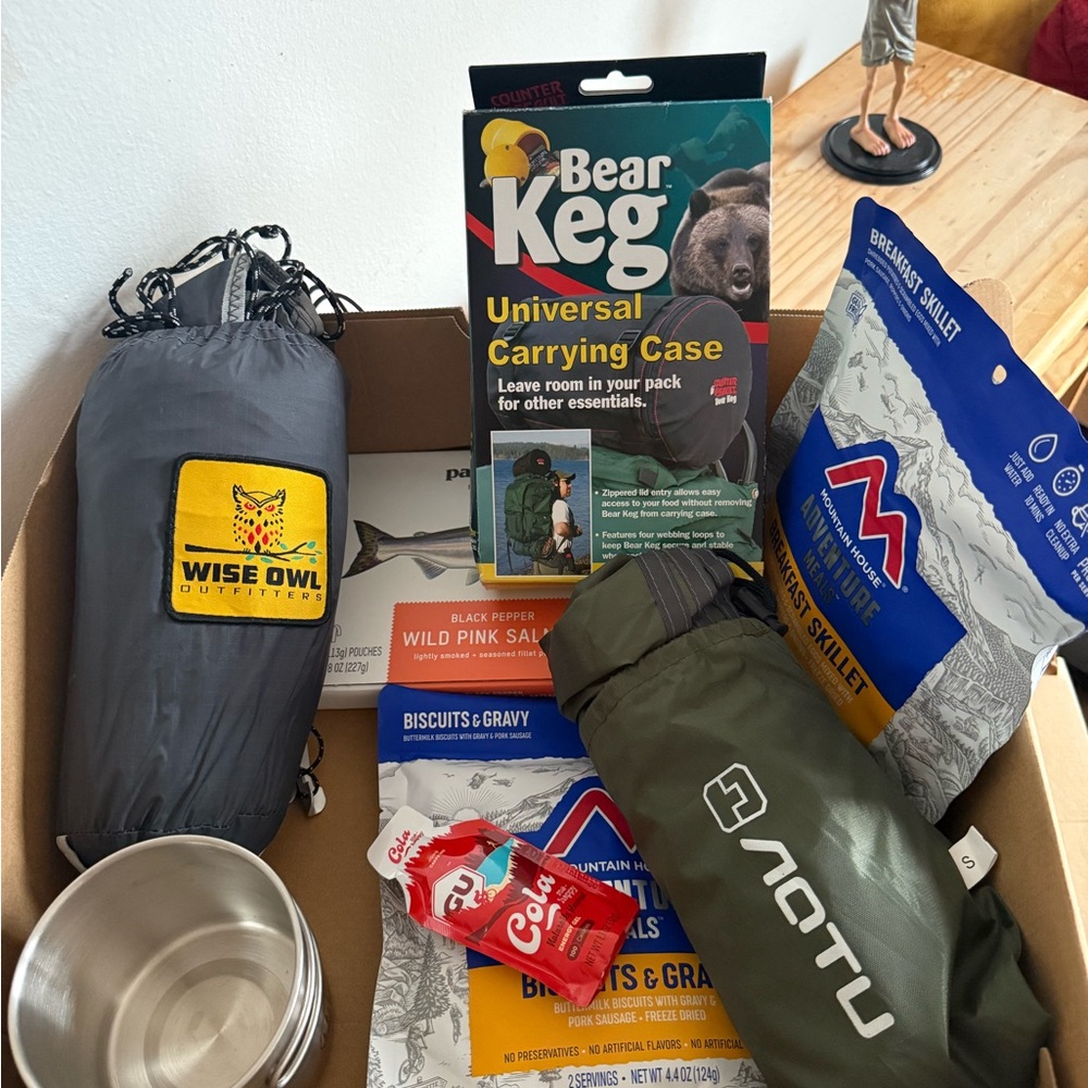 Hiker’s Hammock and Camping Gear Setup
